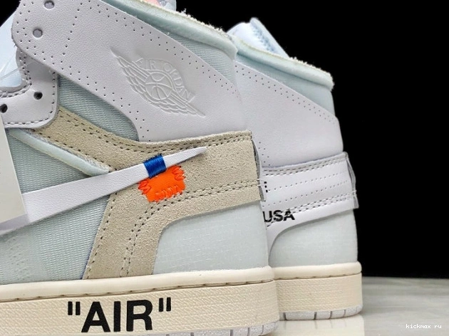 Rep Jordan AQ0818-100 White Retro High Air 1 Off-White 0816